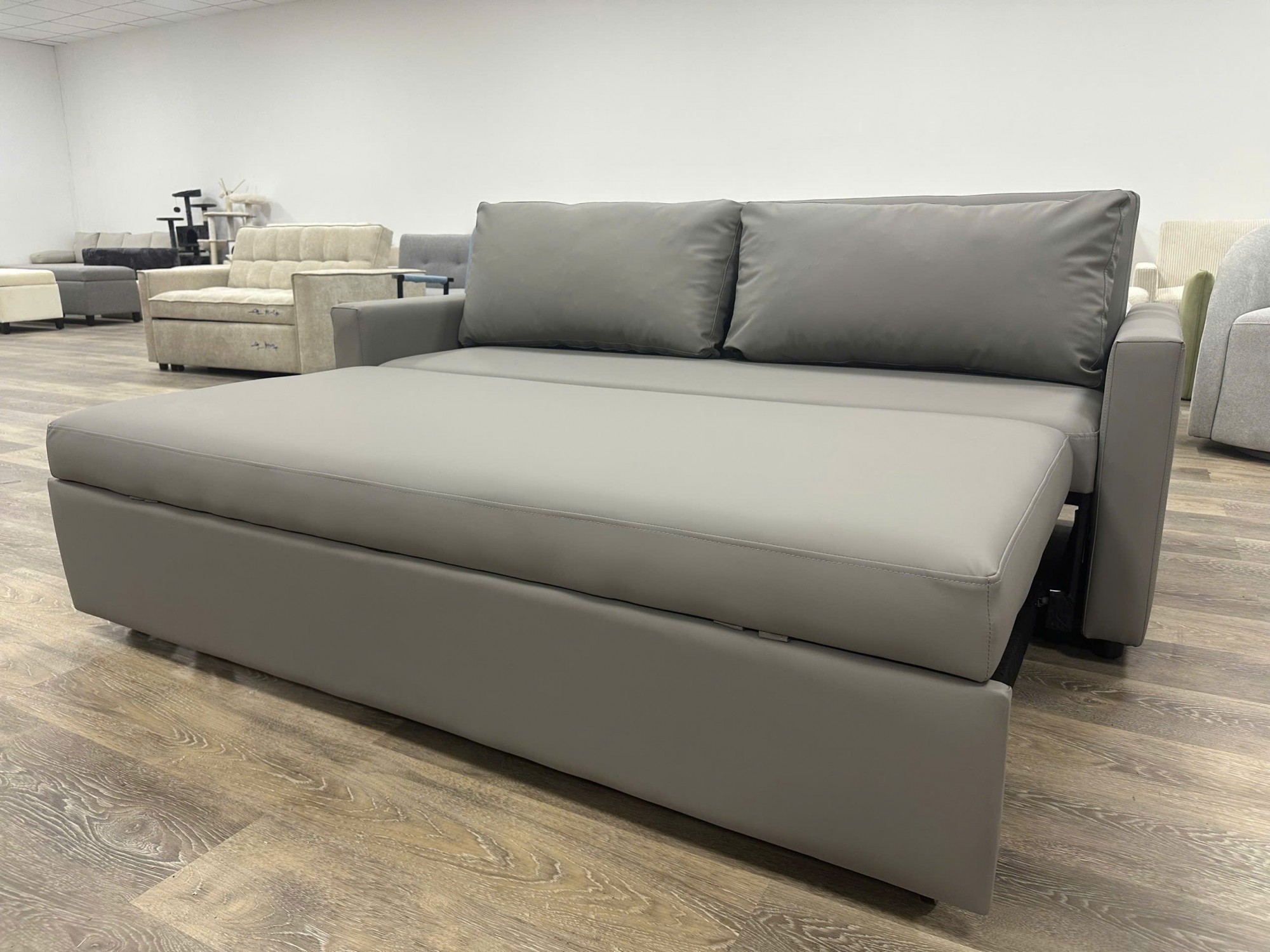 SOFA BED DA XÁM - ảnh 2